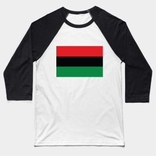 Pan African Flag Baseball T-Shirt